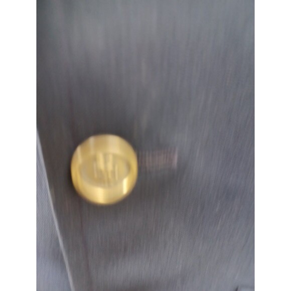 Vintage 1970’s The JC Penny Comfort Blazer Men Navyblue Size 38R Fleur-de-lis - Picture 2 of 7